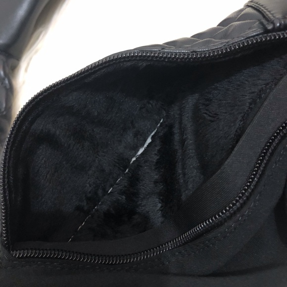 New Bamboo Over Knee Quilted Boot Black size 8 1/2 - Picture 5 of 6